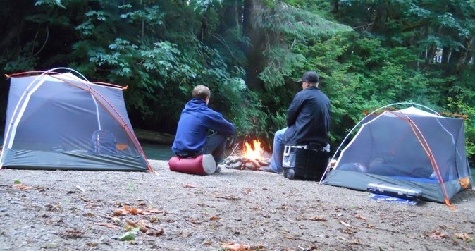 Picture of me camping